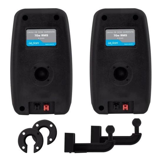 Caixa de Som Para Ambiente Orion 4\" 70W Preta por 126,99 à vista no boleto/pix ou parcele em até 5x sem juros. Compre na loja Mundomax!