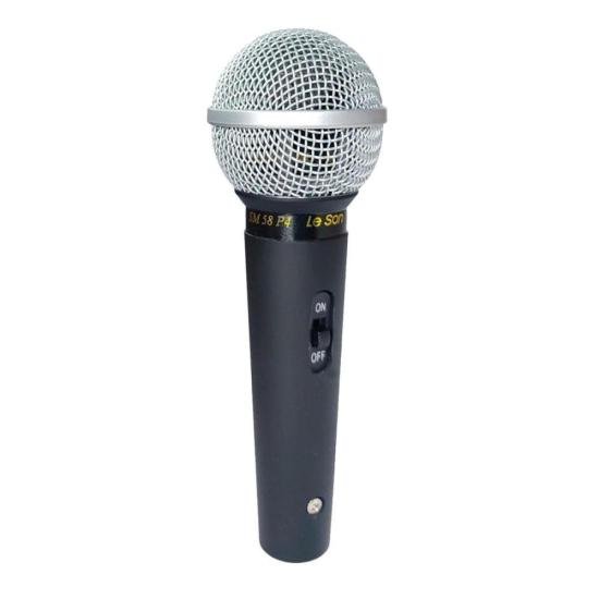 Microfone Profissional Leson SM58 P4 Clássico (76796)