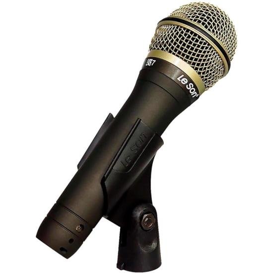 Microfone Profissional Dinâmico Leson LS7 Preto por 229,99 à vista no boleto/pix ou parcele em até 9x sem juros. Compre na loja Mundomax!