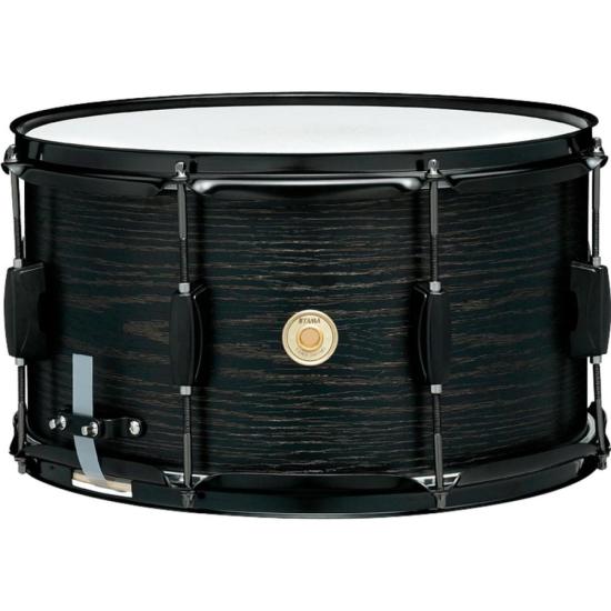 Caixa 14X08\" TAMA Woodworks WP148BK Black Oak Wrap por 1.460,90 à vista no boleto/pix ou parcele em até 12x sem juros. Compre na loja Mundomax!