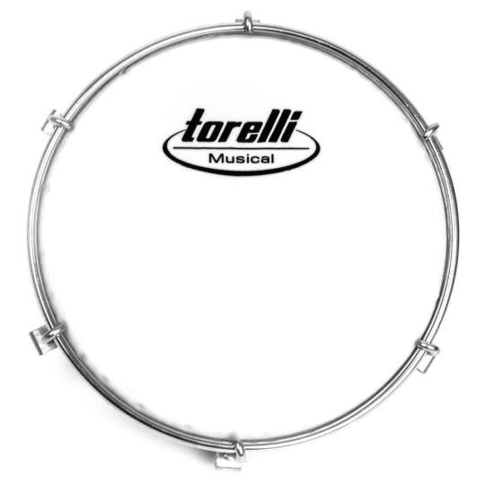 Tamborim de Aço TORELLI TT414 Cromado por 99,99 à vista no boleto/pix ou parcele em até 3x sem juros. Compre na loja Mundomax!