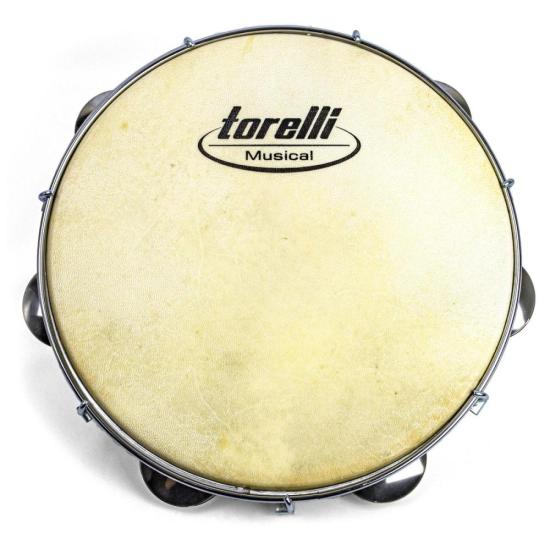 Pandeiro Injetado 10\" TORELLI TP300NT por 145,99 à vista no boleto/pix ou parcele em até 5x sem juros. Compre na loja Mundomax!