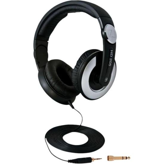Fone de Ouvido Sennheiser HD205 II West Preto por 0,00 à vista no boleto/pix ou parcele em até 1x sem juros. Compre na loja Mundomax!