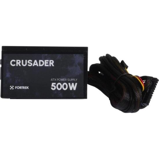 Fonte Gamer ATX Fortrek Crusader 500W Preta por 161,18 à vista no boleto/pix ou parcele em até 6x sem juros. Compre na loja Fortrek!