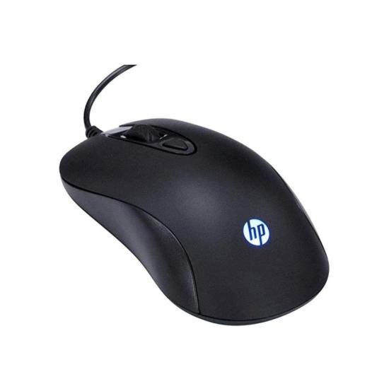 Kit Teclado e Mouse Gamer USB KM100 Preto HP por 125,90 à vista no boleto/pix ou parcele em até 5x sem juros. Compre na loja Mundomax!