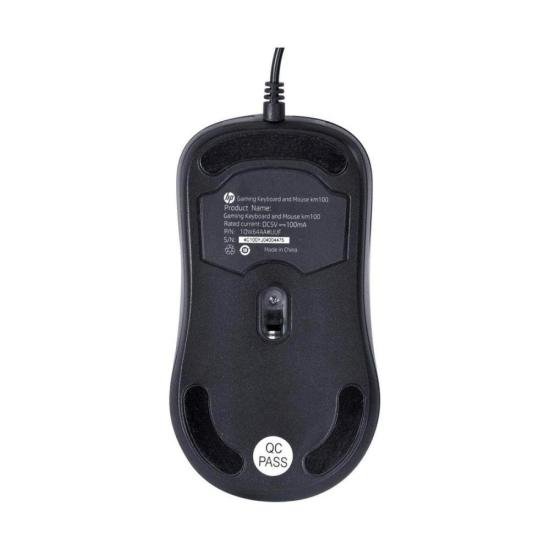 Kit Teclado e Mouse Gamer USB KM100 Preto HP por 125,90 à vista no boleto/pix ou parcele em até 5x sem juros. Compre na loja Mundomax!