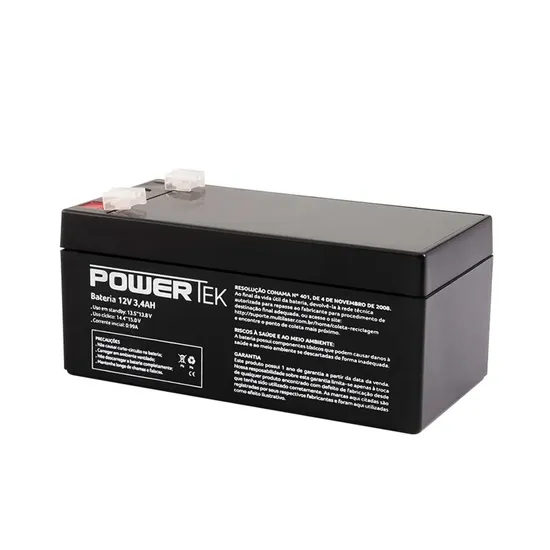 Bateria Selada 12V 3,4Ah EN008 Powertek (77033)