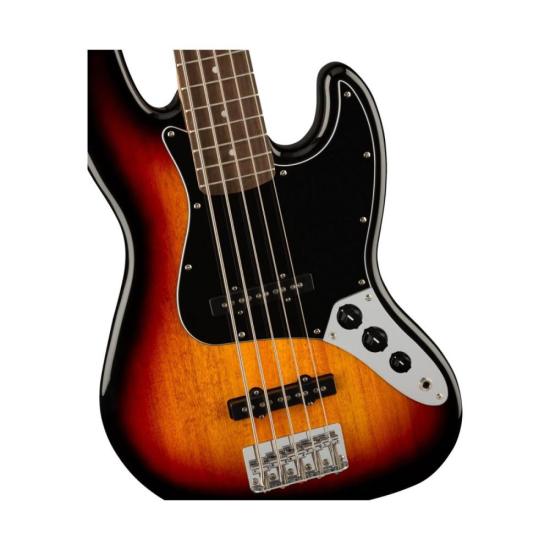 ベース Squier Affinity Jazz Bass V CONTRABAIXO SQUIER AFFINITY ACTIVE JAZZ BASS V BLACK METALLIC