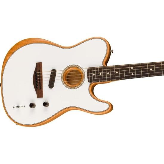 Guitarra Telecaster Fender Player Acoustasonic Branco Ártico por 10.799,99 à vista no boleto/pix ou parcele em até 12x sem juros. Compre na loja Mundomax!