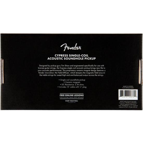 Captador Fender Acústico Cypress Natural por 349,99 à vista no boleto/pix ou parcele em até 10x sem juros. Compre na loja Mundomax!