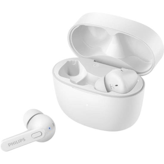Fone de Ouvido Philips TAT2206WT/00 Bluetooth True Wireless Branco por 249,99 à vista no boleto/pix ou parcele em até 9x sem juros. Compre na loja Mundomax!