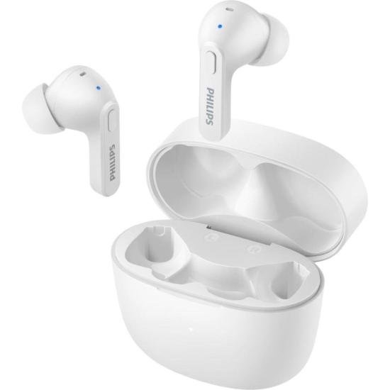 Fone de Ouvido Philips TAT2206WT/00 Bluetooth True Wireless Branco por 249,99 à vista no boleto/pix ou parcele em até 9x sem juros. Compre na loja Mundomax!