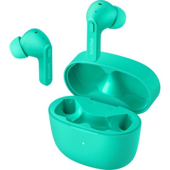 Fone de Ouvido Philips TAT2206GR/00 Bluetooth True Wireles Verde por 244,00 à vista no boleto/pix ou parcele em até 9x sem juros. Compre na loja Mundomax!