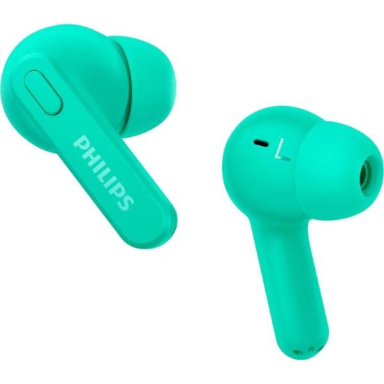 Fone de Ouvido Philips TAT2206GR/00 Bluetooth True Wireles Verde por 244,00 à vista no boleto/pix ou parcele em até 9x sem juros. Compre na loja Mundomax!