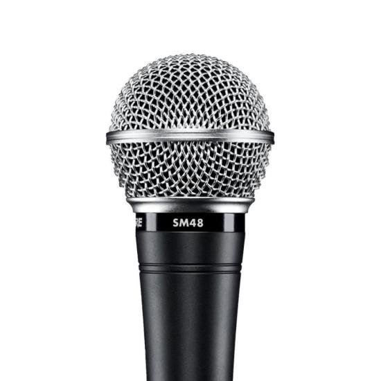 Microfone Dinâmico SHURE Cardioide SM48-LC (77188)