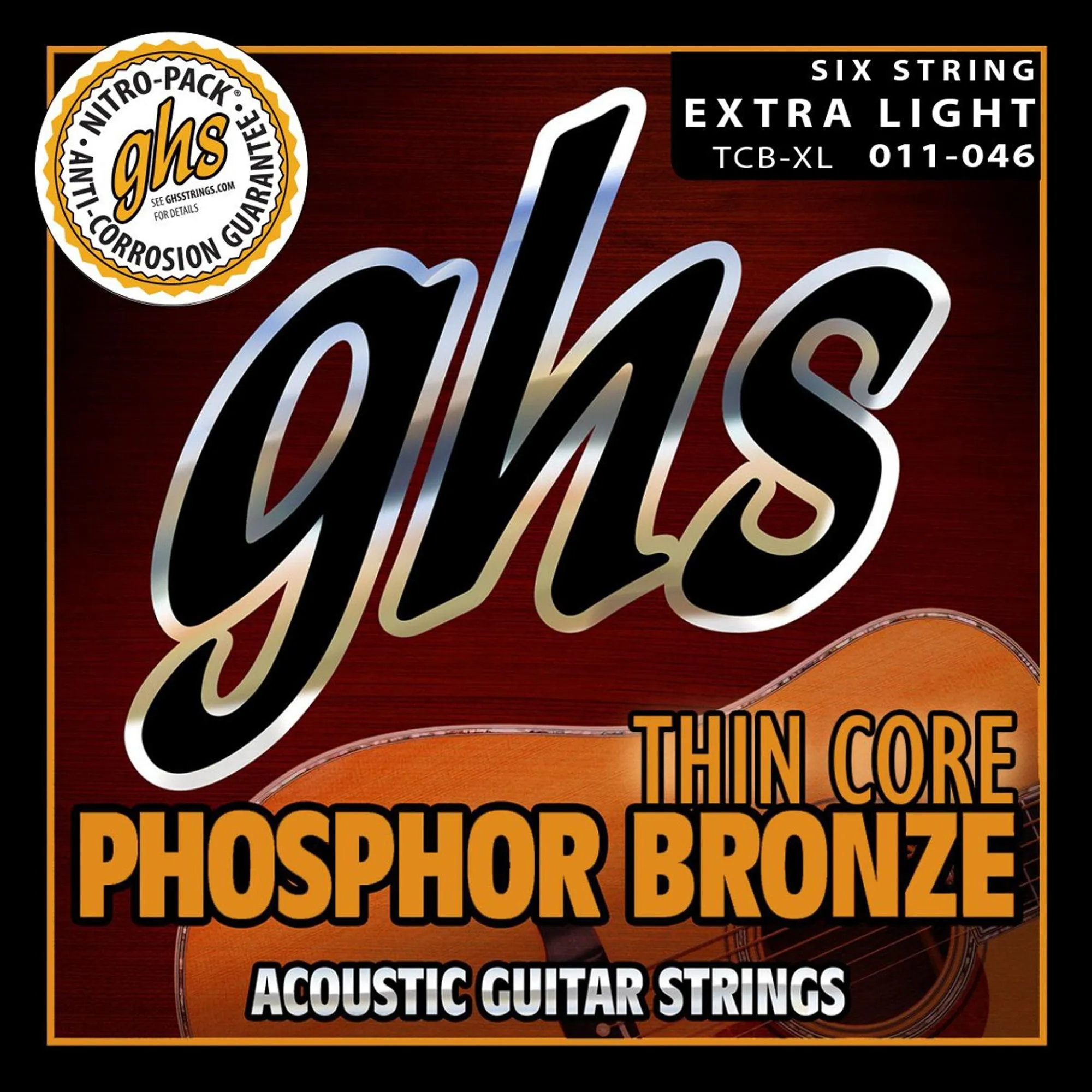 Encordoamento para Violão Aço GHS .011 Phosphor Bronze GTR (77194)