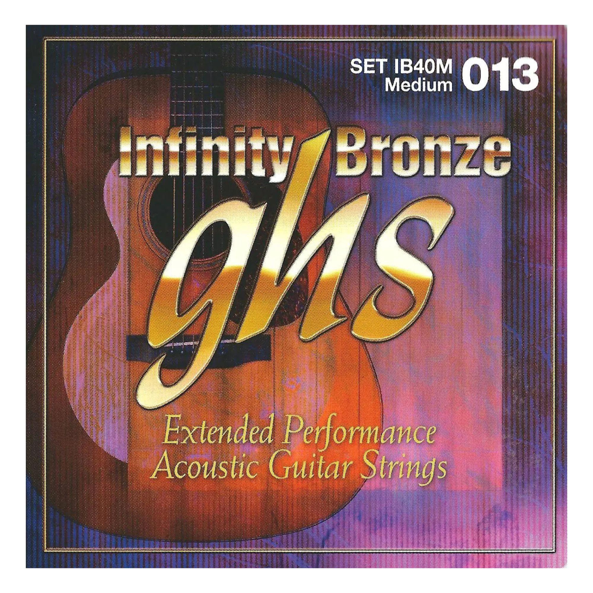 Encordoamento para Violão Aço GHS .013 Infinity Bronze