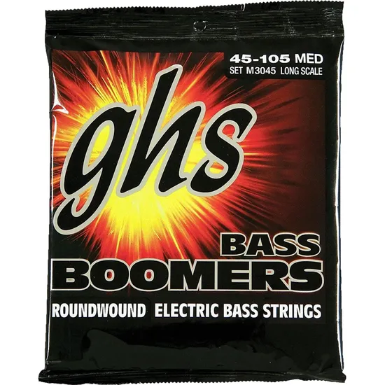 Encordoamento para Baixo 5 Cordas GHS .045 Bass Boomers Roundwound (77201)