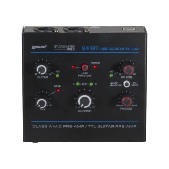 Mixer Lexsen Studiocaster Solo Com 4 Canais E Interface USB por 699,99 à vista no boleto/pix ou parcele em até 10x sem juros. Compre na loja Mundomax!