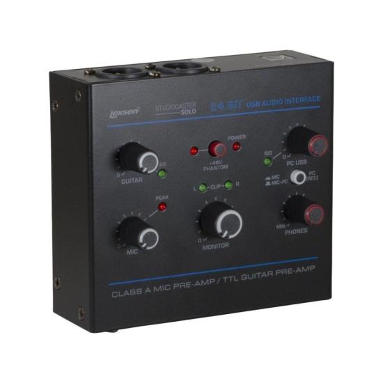 Mixer Lexsen Studiocaster Solo Com 4 Canais E Interface USB por 699,99 à vista no boleto/pix ou parcele em até 10x sem juros. Compre na loja Mundomax!