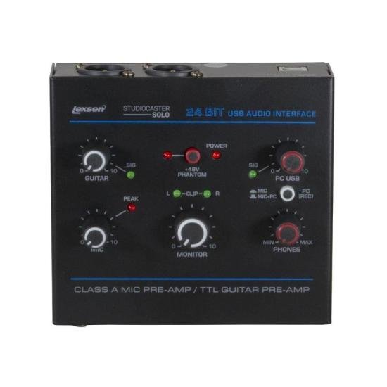 Mixer Lexsen Studiocaster Solo Com 4 Canais E Interface USB por 699,99 à vista no boleto/pix ou parcele em até 10x sem juros. Compre na loja Mundomax!