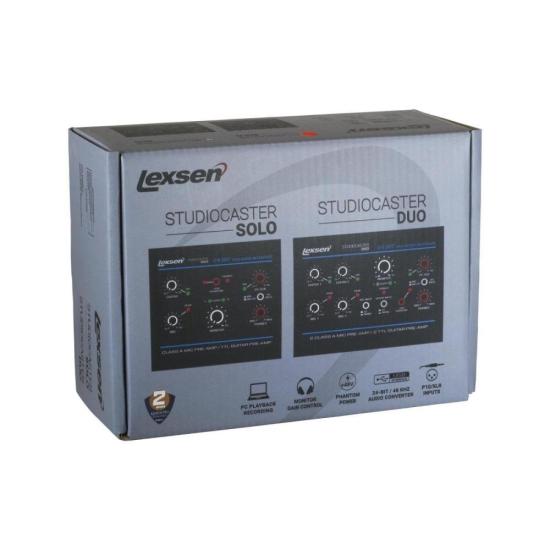 Mixer Lexsen Studiocaster Solo Com 4 Canais E Interface USB por 699,99 à vista no boleto/pix ou parcele em até 10x sem juros. Compre na loja Mundomax!