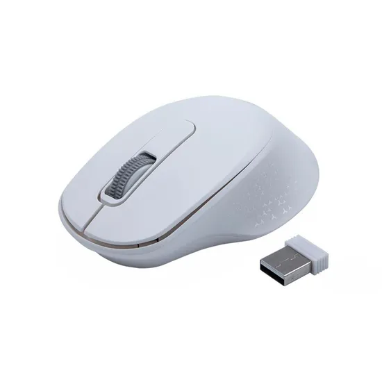 Mouse Sem Fio C3Tech M-BT200WH Dual Mode Branco (77228)