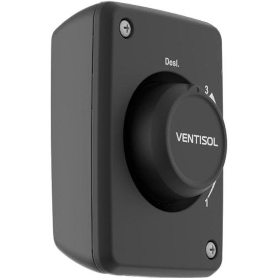 Ventilador de Parede Ventisol New 50cm Preto 127v por 195,00 à vista no boleto/pix ou parcele em até 7x sem juros. Compre na loja Mundomax!