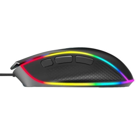 Mouse Gamer Fortrek Cruiser New Edition 12000 Dpi RGB Preto por 85,91 à vista no boleto/pix ou parcele em até 3x sem juros. Compre na loja Fortrek!