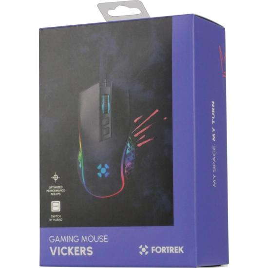 Mouse Gamer Fortrek Vickers New Edition 8000 Dpi RGB Preto por 64,41 à vista no boleto/pix ou parcele em até 2x sem juros. Compre na loja Fortrek!