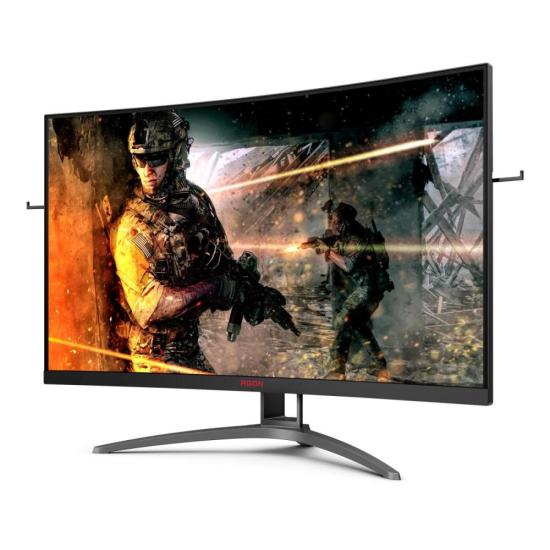 Monitor 31.5\" Curvo Full HD 165HZ AGON AOC por 2.846,90 à vista no boleto/pix ou parcele em até 12x sem juros. Compre na loja Mundomax!