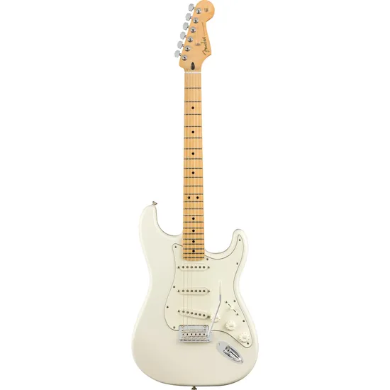 Guitarra Fender Stratocaster MN Player Branca Polar por 7.440,90 à vista no boleto/pix ou parcele em até 12x sem juros. Compre na loja Mundomax!