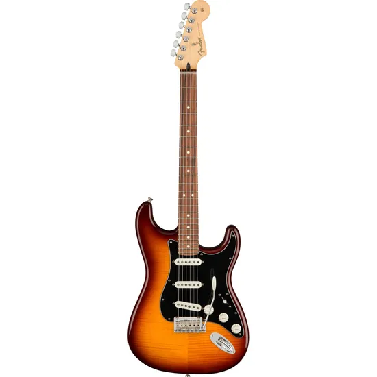 Guitarra Fender Stratocaster Plus Top Tobacco Burst por 7.199,99 à vista no boleto/pix ou parcele em até 12x sem juros. Compre na loja Mundomax!
