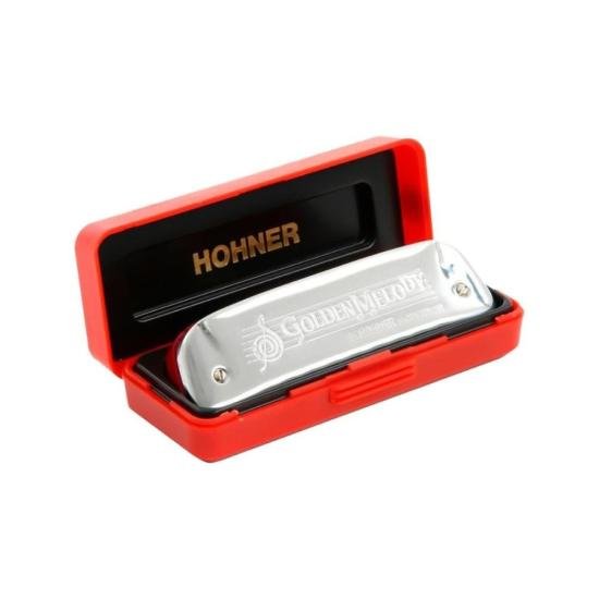 Gaita GOLDEN MELODY HOHNER por 489,99 à vista no boleto/pix ou parcele em até 10x sem juros. Compre na loja Mundomax!