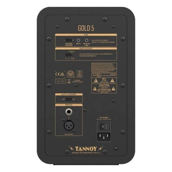 Monitor de Referência para Estúdio 5\" Ativo GOLD 5 TANNOY por 3.939,99 à vista no boleto/pix ou parcele em até 12x sem juros. Compre na loja Mundomax!
