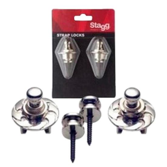 Strap Lock STAGG SSL1 CR por 68,90 à vista no boleto/pix ou parcele em até 2x sem juros. Compre na loja Mundomax!