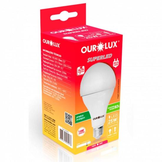 Lâmpada superled 30T 2500 lumens OUROLUX por 35,99 à vista no boleto/pix ou parcele em até 1x sem juros. Compre na loja Mundomax!
