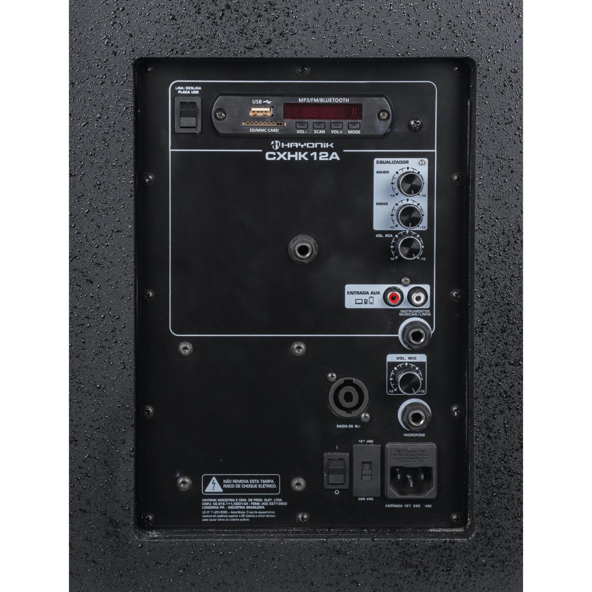 Caixa de Som Amplificada HAYONIK CX-HK12A - Mundomax
