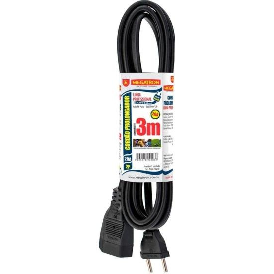 Cabo Prolongador 20A 2P 3 metros MEGATRON por 31,99 à vista no boleto/pix ou parcele em até 1x sem juros. Compre na loja Mundomax!