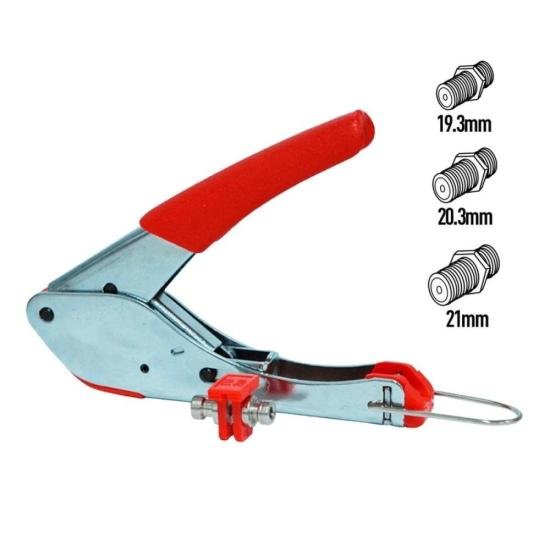 Alicate de Compressão para Crimpar Cabo Coaxial RG59/6 EXBOM por 38,90 à vista no boleto/pix ou parcele em até 1x sem juros. Compre na loja Mundomax!