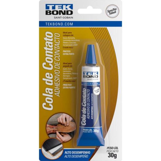 Cola de Contato 30g TEKBOND por 94,99 à vista no boleto/pix ou parcele em até 3x sem juros. Compre na loja Mundomax!