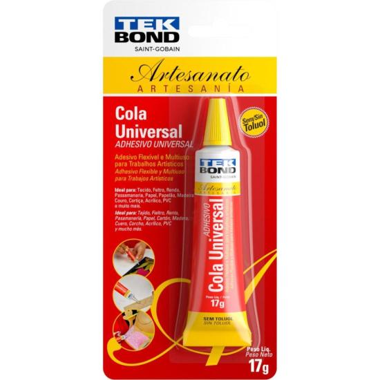 Cola Universal Tekbond 17g - Caixa Fechada por 63,00 à vista no boleto/pix ou parcele em até 2x sem juros. Compre na loja Mundomax!