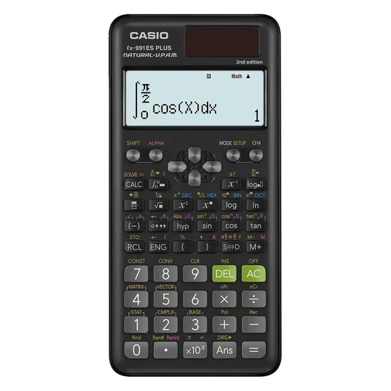 Calculadora Científica Casio FX-991ES Plus-2S4DT Preta por 199,99 à vista no boleto/pix ou parcele em até 7x sem juros. Compre na loja Mundomax!