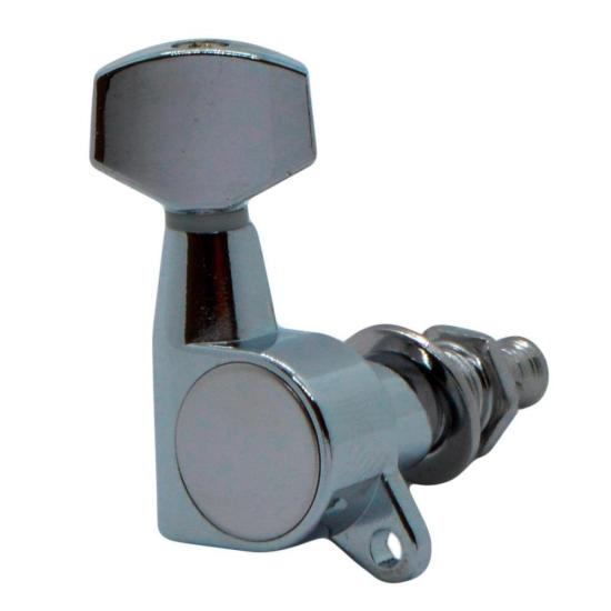 Jogo de Tarraxa Para Guitarra CMH807 Com 6 Cromada Custom Sound por 89,00 à vista no boleto/pix ou parcele em até 3x sem juros. Compre na loja Mundomax!