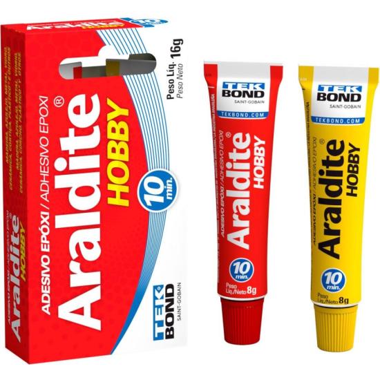 Adesivo ARALDITE HOBBY 16g TEKBOND - Caixa Fechada por 130,00 à vista no boleto/pix ou parcele em até 5x sem juros. Compre na loja Mundomax!