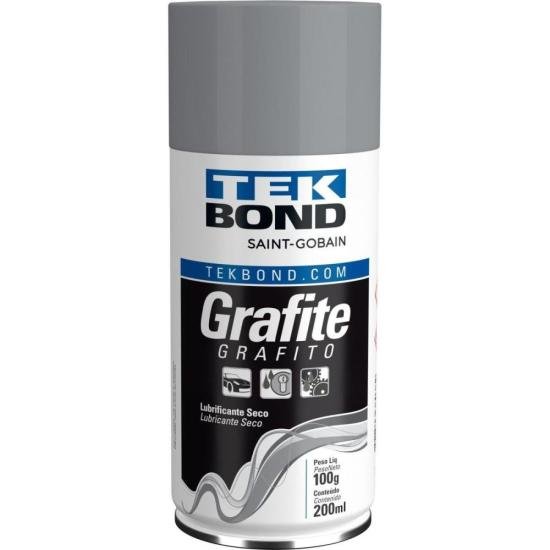 Grafite Lubrificante Seco Tekbond 200ml - Caixa Fechada por 190,00 à vista no boleto/pix ou parcele em até 7x sem juros. Compre na loja Mundomax!