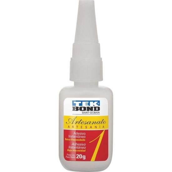 Adesivo Instantâneo Para Artesanato Nº1 20g (C/10) Tekbond por 97,99 à vista no boleto/pix ou parcele em até 3x sem juros. Compre na loja Mundomax!