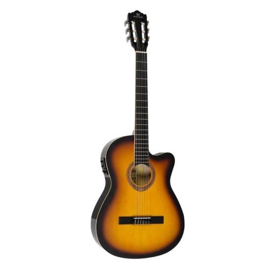 Violão Eletroacústico Michael Vms318 Nylon Sunburst por 632,00 à vista no boleto/pix ou parcele em até 10x sem juros. Compre na loja Mundomax!