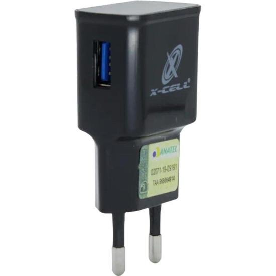 Carregador XC-USB-9 Preto X-Cell por 14,99 à vista no boleto/pix ou parcele em até 1x sem juros. Compre na loja Mundomax!