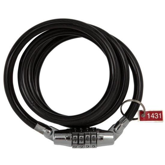 Cadeado Para Bicicleta Espiral Com Segredo Brasfort 8MMX1M por 20,00 à vista no boleto/pix ou parcele em até 1x sem juros. Compre na loja Mundomax!